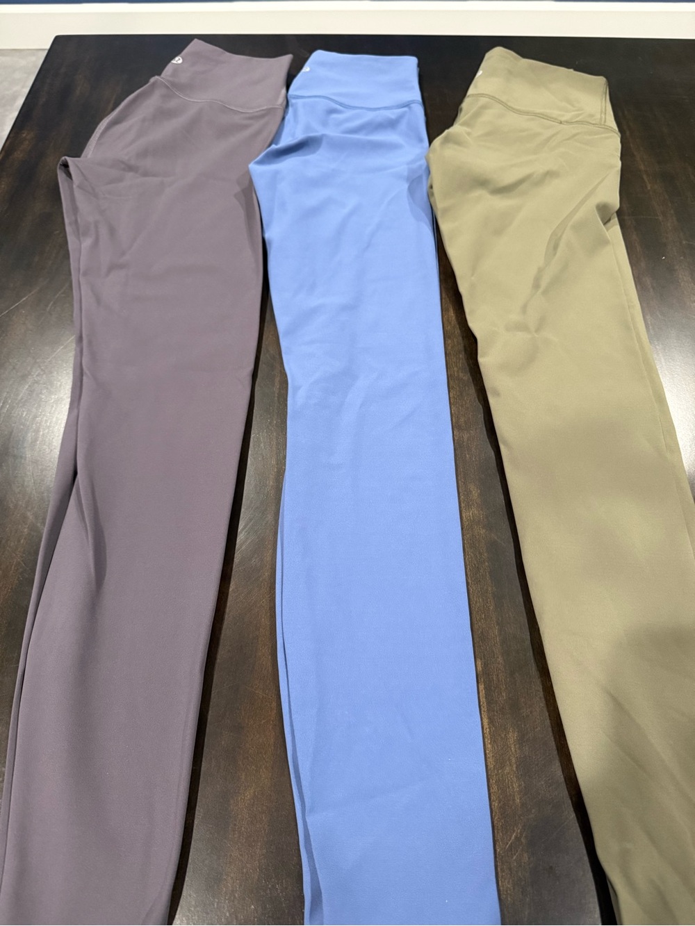 Lululemon Wunder Under High Rise Leggings 28”, Size 4- Bundle of 3